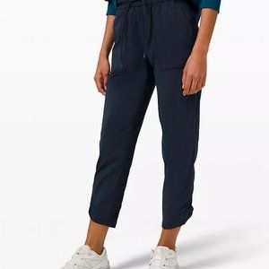 Lululemon Beyond the Studio Crop Pants - True Navy - Size 8